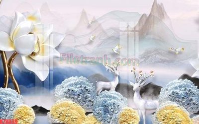 Chi tiết file ảnh File tranh gốc dán tường đẹp K78039 sắc nét