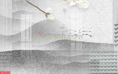 File gốc File tranh gốc dán tường đẹp K78046 (cho in ấn) độc quyền