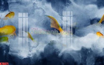 Tải file gốc File tranh gốc dán tường đẹp K78071 (bản PSD) gốc