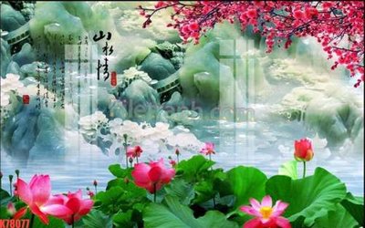 Tải file File tranh gốc dán tường đẹp K78077 (gốc) in tranh tráng gương