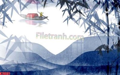 Tải file File tranh gốc dán tường đẹp K78081 (PSD) cho in ấn quảng cáo