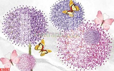 File gốc File tranh gốc dán tường đẹp K78082 (in tráng gương) ốp tường