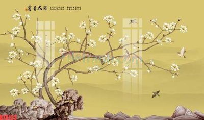 File gốc File tranh gốc dán tường đẹp K78123 (phiên bản chuẩn) để in ấn