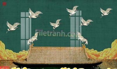 File tranh File tranh gốc dán tường đẹp K78151 (gốc) in film