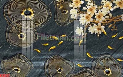 File in trần File tranh gốc dán tường đẹp K78157 (file gốc) xuyên sáng