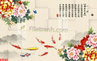 File in ấn File tranh gốc dán tường đẹp K78163 (bản gốc) cao cấp