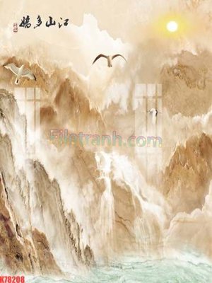 File tranh File tranh gốc dán tường đẹp K78208 (gốc) chủ đề tĩnh vật