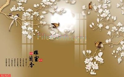 Ảnh gốc File tranh gốc dán tường đẹp K78258 (độ nét cao) in mica