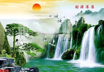 File gốc File tranh gốc dán tường đẹp K78270 (chuẩn màu) cho in offset