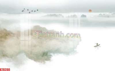 File gốc File tranh gốc dán tường đẹp K78280 (PNG) không nền chất lượng