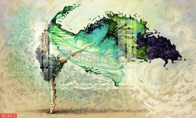 File gốc File tranh gốc dán tường đẹp K78289 (chuẩn CMYK) cho nhà in