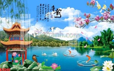 File tranh File tranh gốc dán tường đẹp K78346 (gốc) in vải canvas