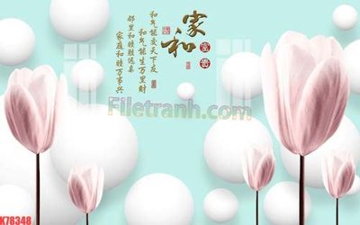 File gốc File tranh gốc dán tường đẹp K78348 (phong cách) tối giản