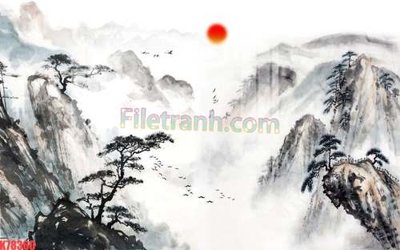 File tranh in trần File tranh gốc dán tường đẹp K78360 (ảnh gốc siêu nét)
