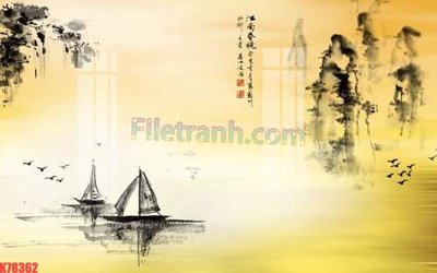 File gốc File tranh gốc dán tường đẹp K78362 (thiết kế) độc quyền