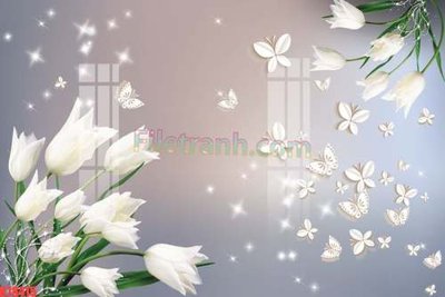 Ảnh gốc File tranh gốc dán tường đẹp K78415 (độ nét cao) in tráng gương