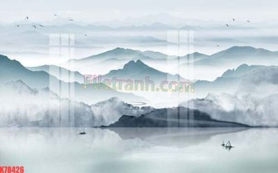 File PSD File tranh gốc dán tường đẹp K78426 (bản gốc) cho nhà in