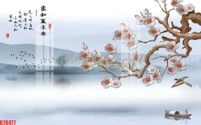 Tải file File tranh gốc dán tường đẹp K78477 (PSD) cho in ấn quảng cáo