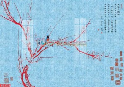 File in trần File tranh gốc dán tường đẹp K78507 (bản gốc) trời sao