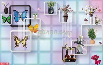 File gốc in mica File tranh gốc dán tường đẹp K78533 chất lượng