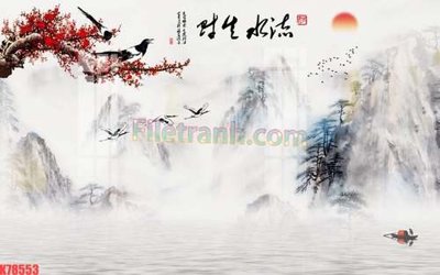 Hình ảnh file gốc File tranh gốc dán tường đẹp K78553 cho in UV