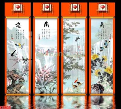 Tải file File tranh gốc dán tường đẹp K78559 (ảnh gốc) in gạch men