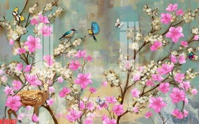 File gốc File tranh gốc dán tường đẹp K78567 (phong cách) tối giản