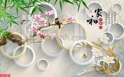 Tải file gốc File tranh gốc dán tường đẹp K78616 (in khổ lớn) quảng cáo