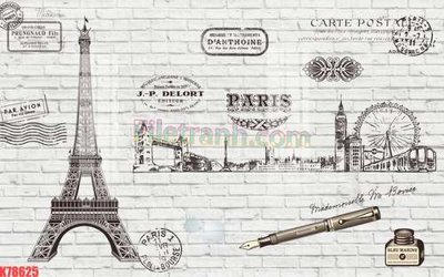 Tải file File tranh gốc dán tường đẹp K78625 (gốc) làm tranh treo tường