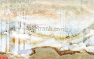 Tải file File tranh gốc dán tường đẹp K78668 (gốc) làm file tranh quảng cáo