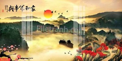 File gốc File tranh gốc dán tường đẹp K78676 (PNG) chất lượng cao