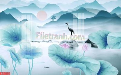 File gốc File tranh gốc dán tường đẹp K78691 (trang trí) phòng trẻ em