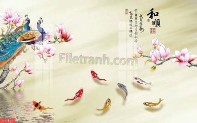 File tranh gốc File tranh gốc dán tường đẹp K78718 (bản quyền) file PSD