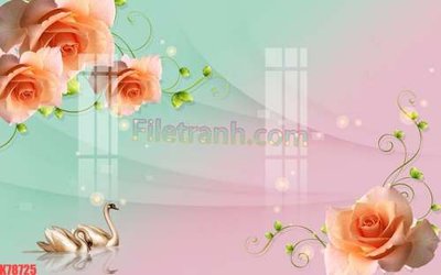 Download file gốc File tranh gốc dán tường đẹp K78725 (in mica) trang trí