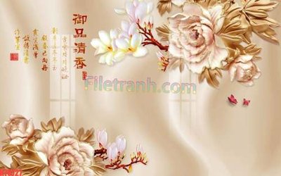 Download file gốc File tranh gốc dán tường đẹp K78727 (in mica) 3D