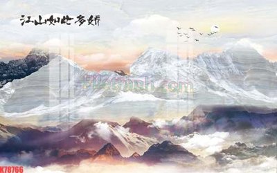 Tải file File tranh gốc dán tường đẹp K78766 (gốc) làm file thiết kế