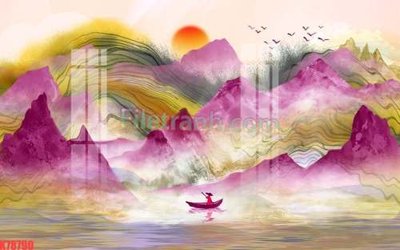 File ảnh File tranh gốc dán tường đẹp K78790 (gốc) cho trang trí nhà hàng