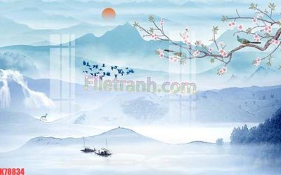 Tải xuống file tranh gốc File tranh gốc dán tường đẹp K78834 (PSD/TIFF)