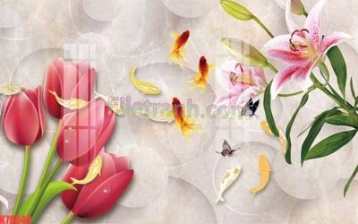 Tải file gốc in lụa File tranh gốc dán tường đẹp K78849 siêu nét