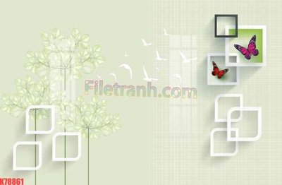 Download file File tranh gốc dán tường đẹp K78861 (gốc) in mica đèn LED