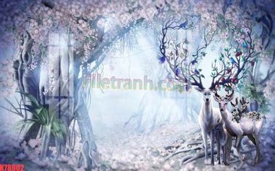 File in ấn chuyên nghiệp File tranh gốc dán tường đẹp K78902 (file gốc)