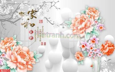 Tải file gốc File tranh gốc dán tường đẹp K78905 (bản PSD) chỉnh sửa được