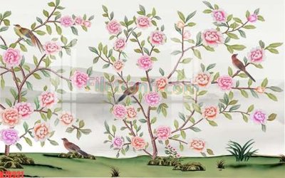 File ảnh File tranh gốc dán tường đẹp K78921 (gốc) in PP, decal