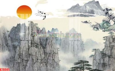 Tải file gốc File tranh gốc dán tường đẹp K78941 (in khổ lớn) không vỡ