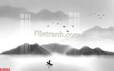 File tranh File tranh gốc dán tường đẹp K78954 (ảnh gốc) cho in ấn kỹ thuật số