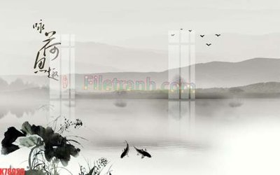 File gốc in mica File tranh gốc dán tường đẹp K78955 chất lượng