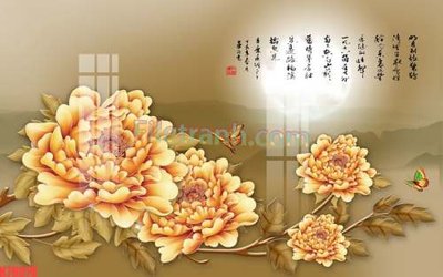 Tải file File tranh gốc dán tường đẹp K79078 (PSD) cho in ấn quảng cáo