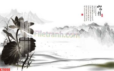 Tải file File tranh gốc dán tường đẹp K79098 (ảnh gốc) in gạch men