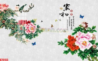 Tải file File tranh gốc dán tường đẹp K79155 (gốc) in nhanh