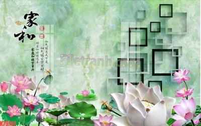 File in trần File tranh gốc dán tường đẹp K79157 (bản gốc) phong cảnh